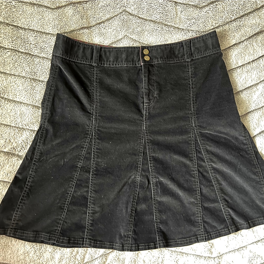 athleta corduroy skirt size 12